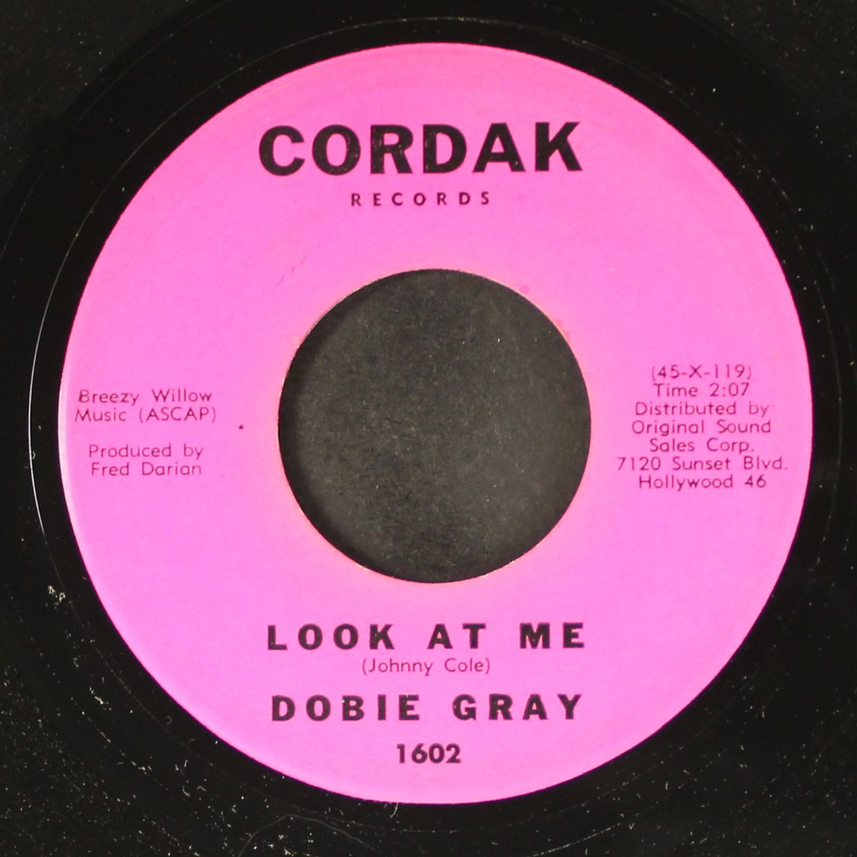 look at me / walkin and whistlin by DOBIE GRAY
