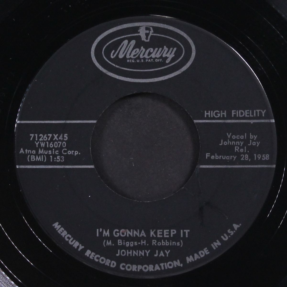 send me love / i'm gonna keep it by JOHNNY JAY