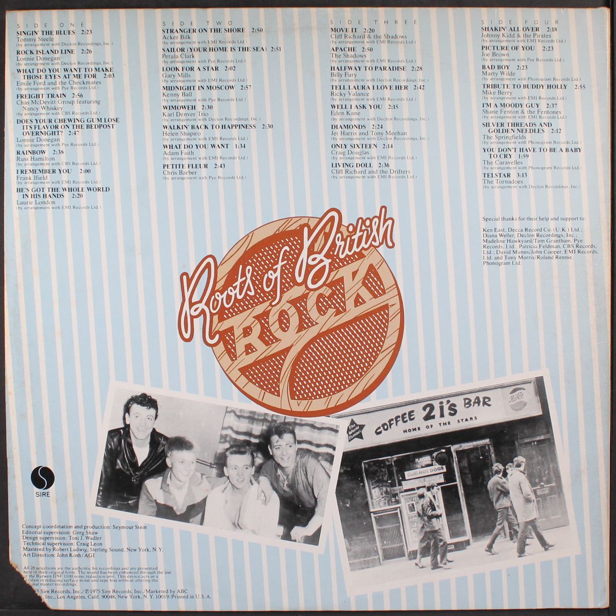 the roots of british rock by VARIOUS