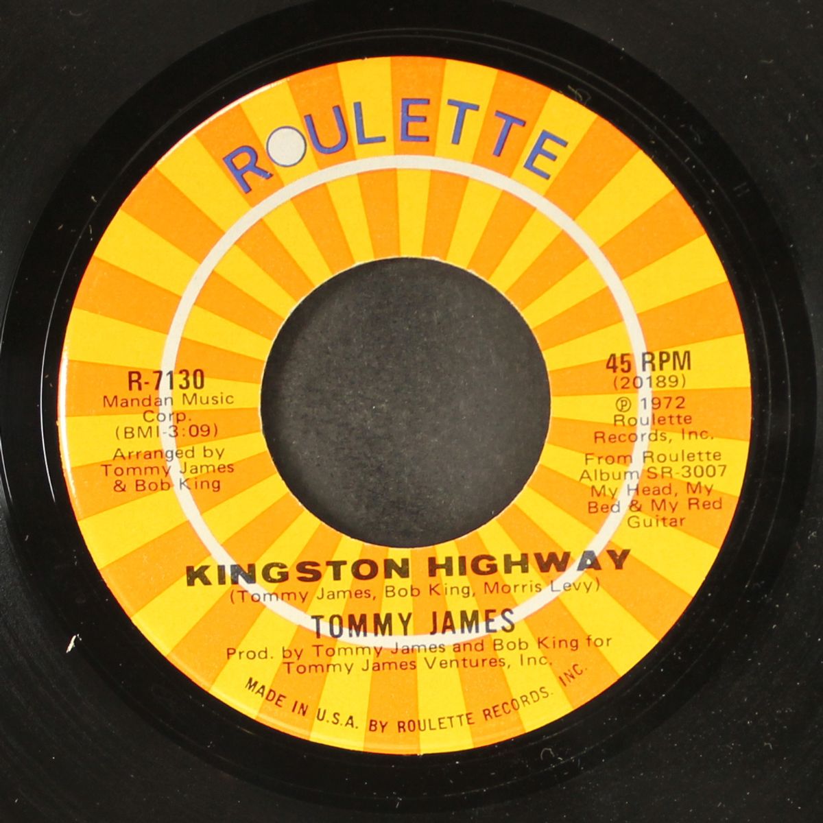love song / kingston highway by TOMMY JAMES