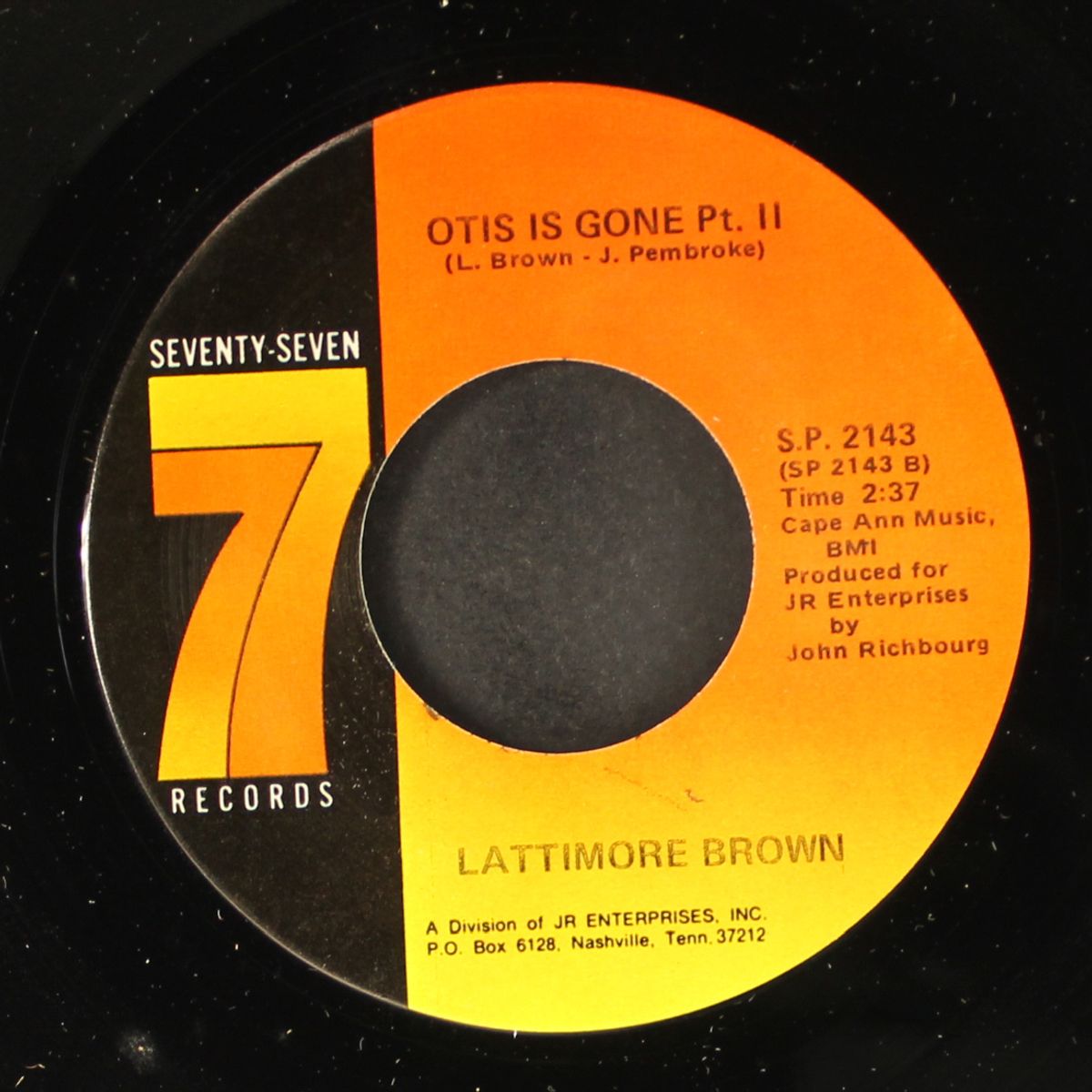 otis is gone / part 2 by LATTIMORE BROWN