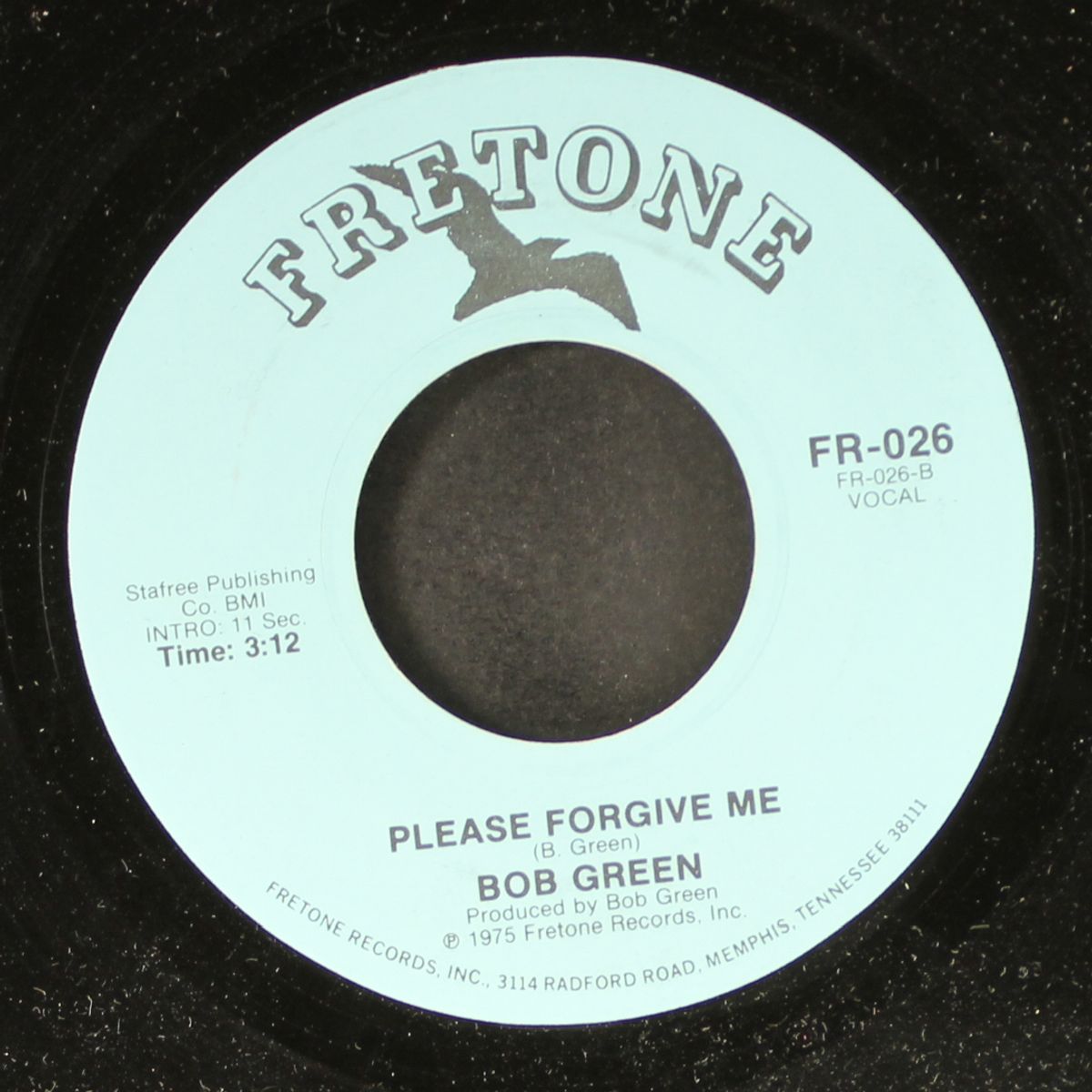 i've never found a girl / please forgive me by BOB GREEN