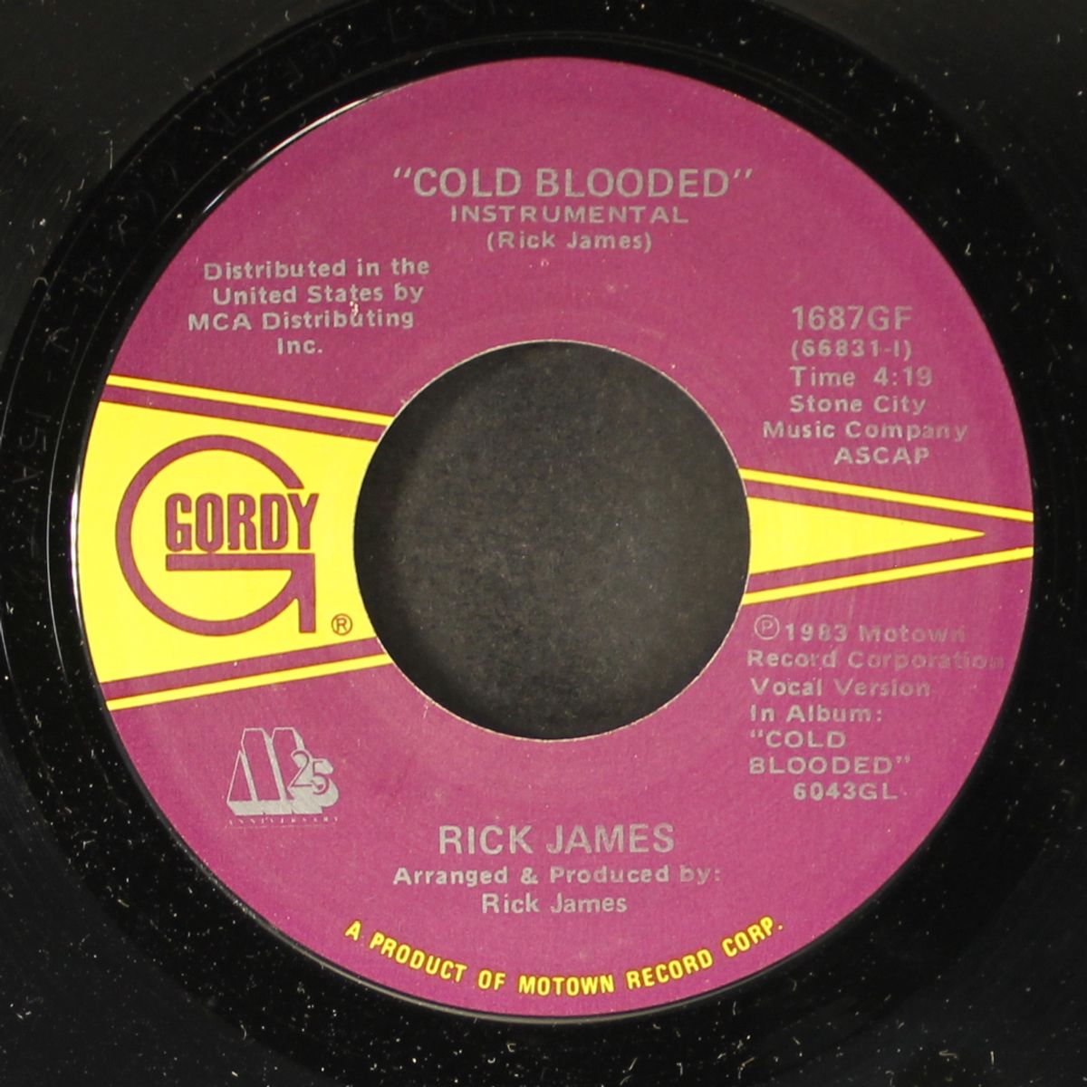 cold blooded / instrumental by RICK JAMES