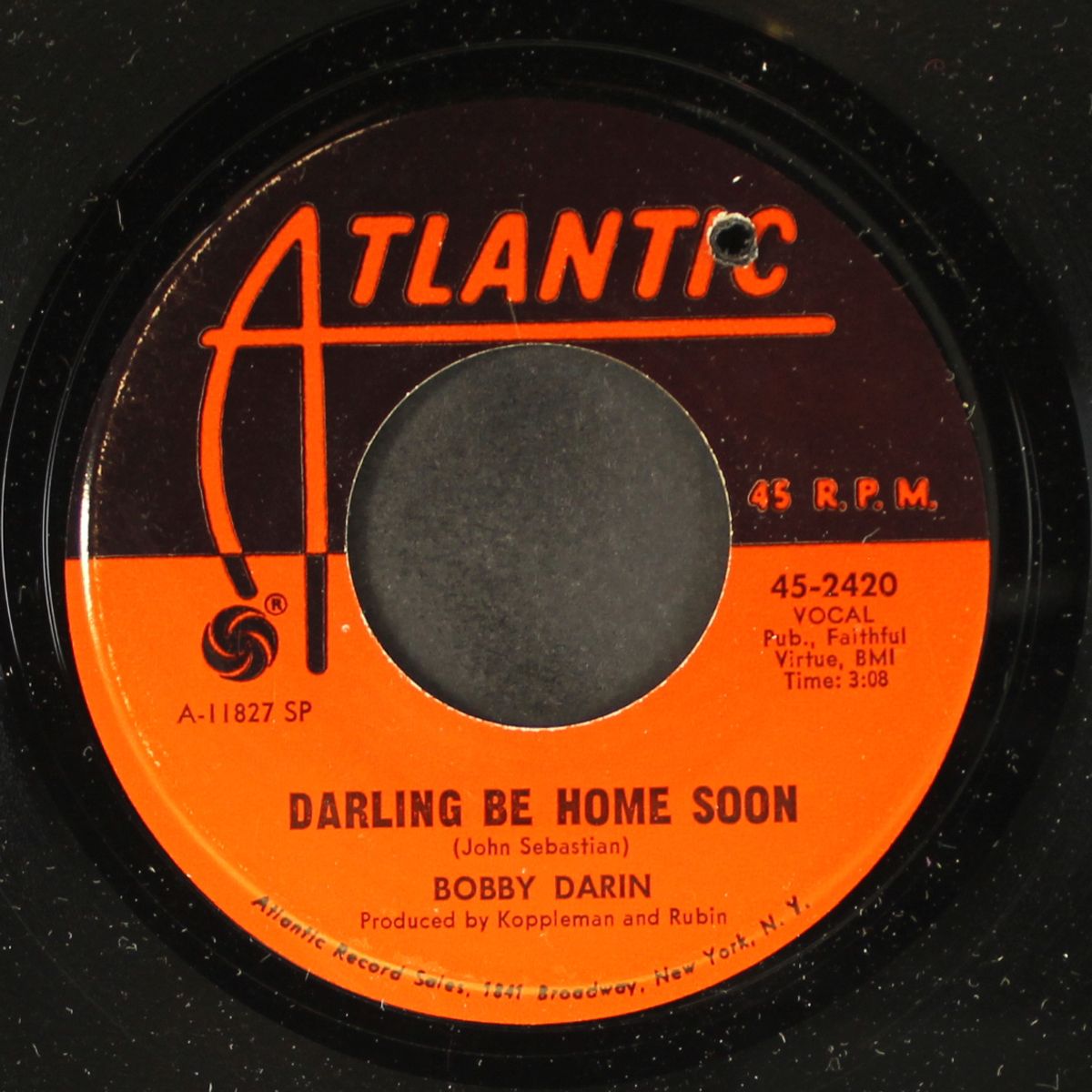 hello sunshine / darling be home soon by BOBBY DARIN