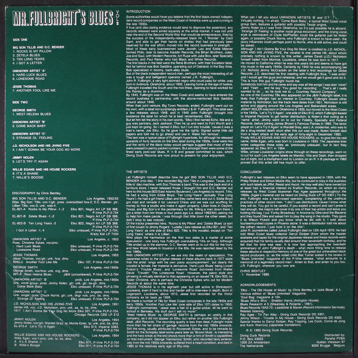 mr. fullbright's blues, vol. 2 by VARIOUS