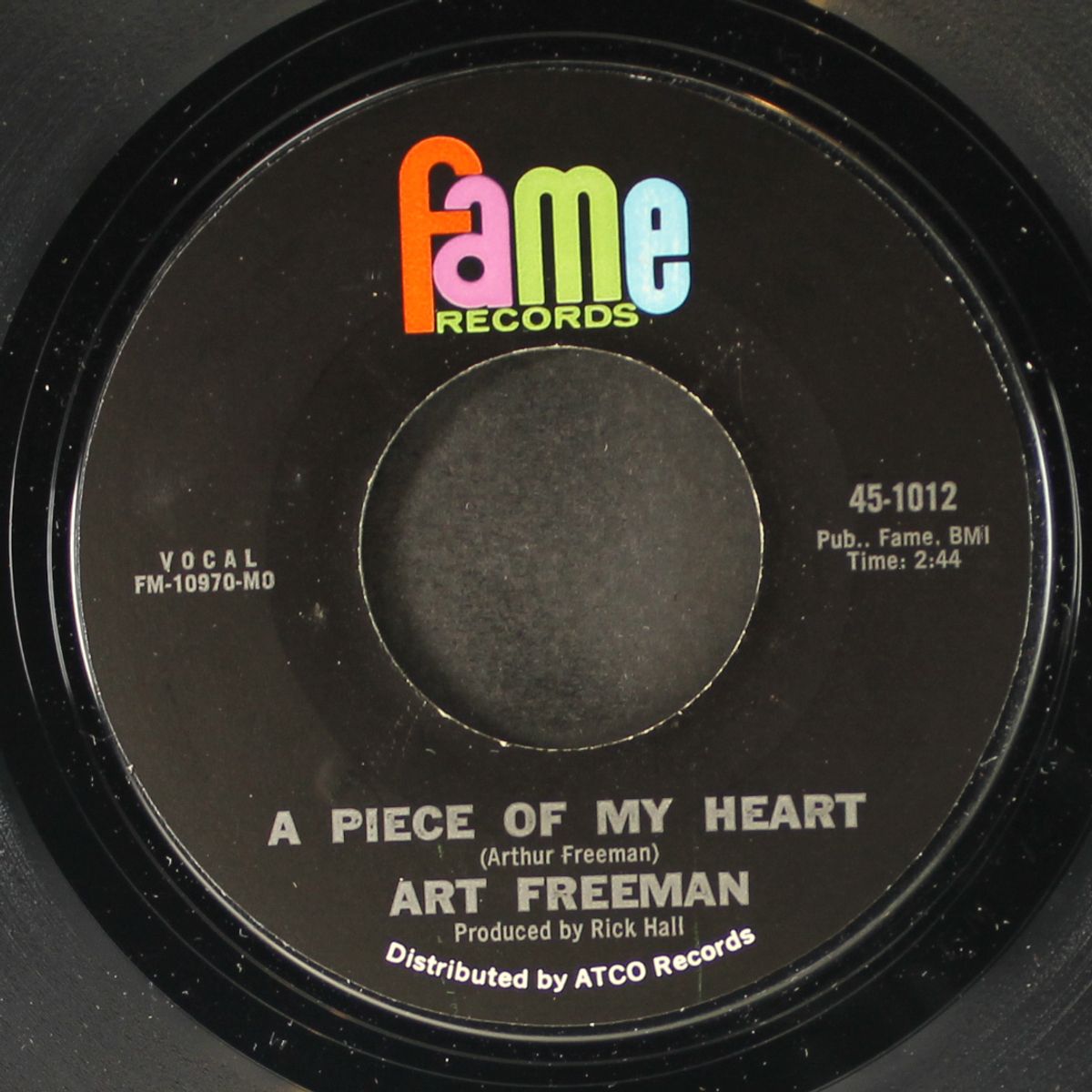 everybody's got to cry sometime / piece of my heart by ART FREEMAN