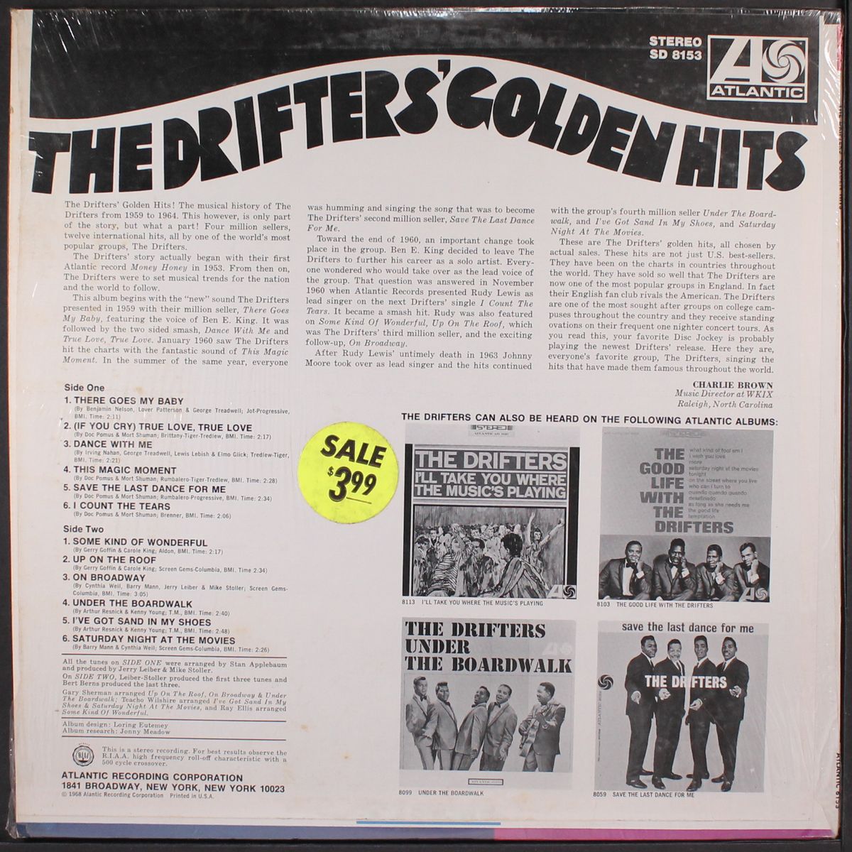 golden hits by DRIFTERS