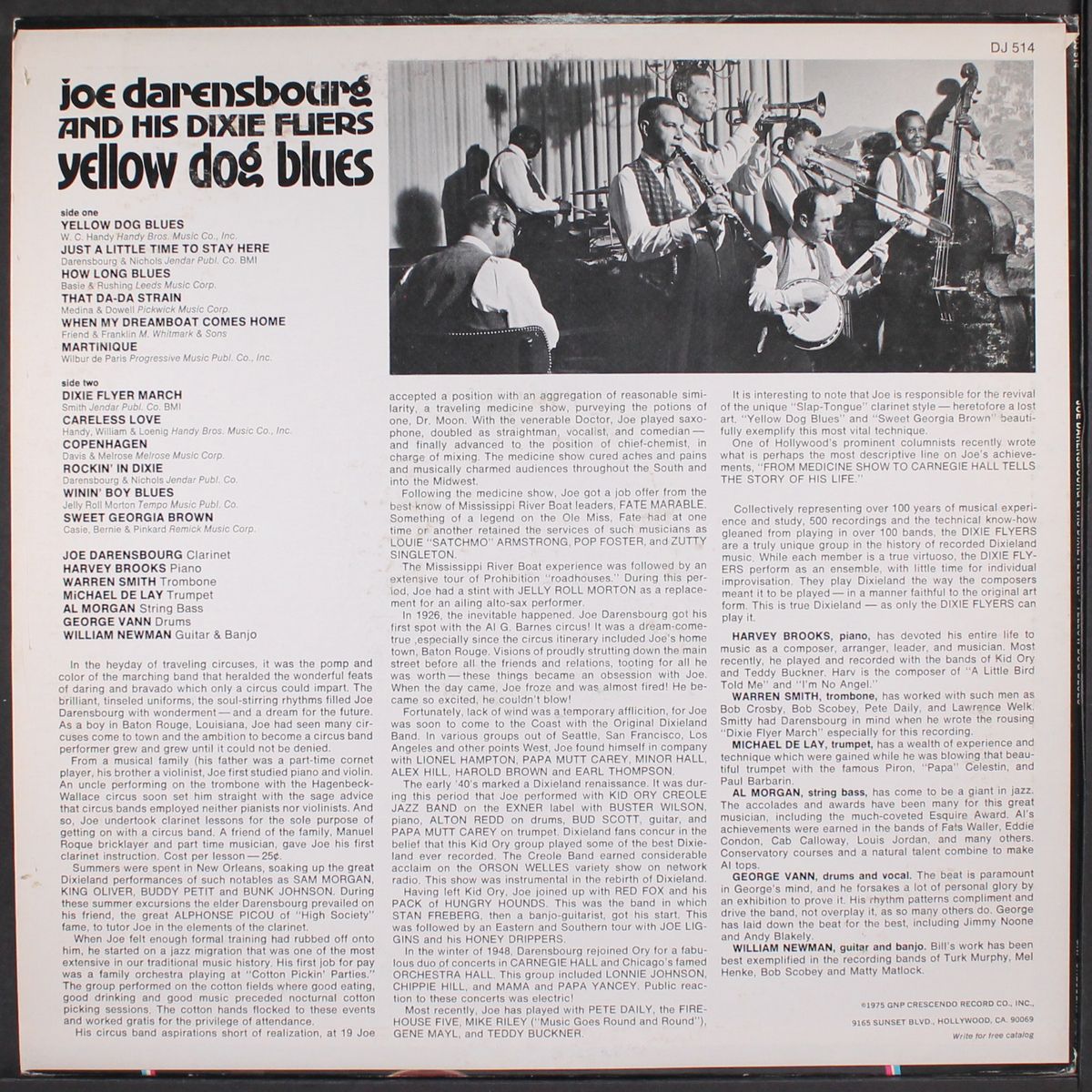 yellow dog blues by JOE DARENSBOURG