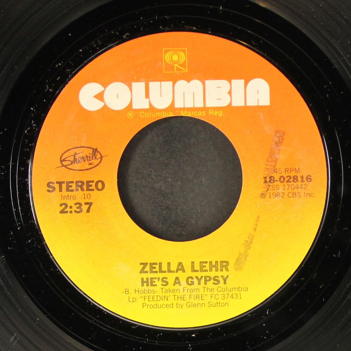 he's a gypsy / didn't mean to fall in love again by ZELLA LEHR