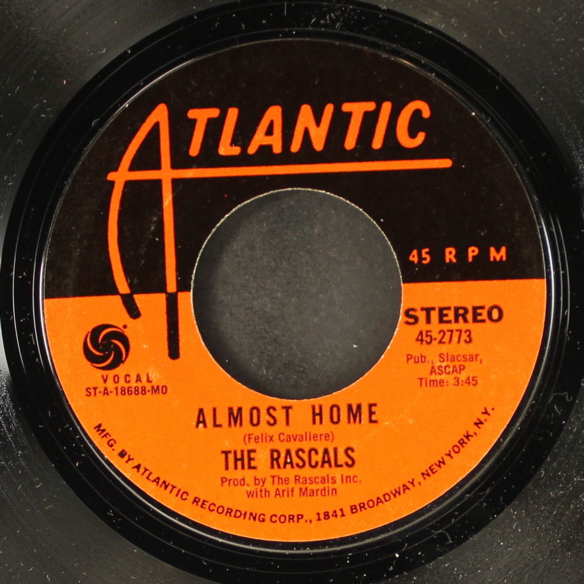 right on / almost home by RASCALS