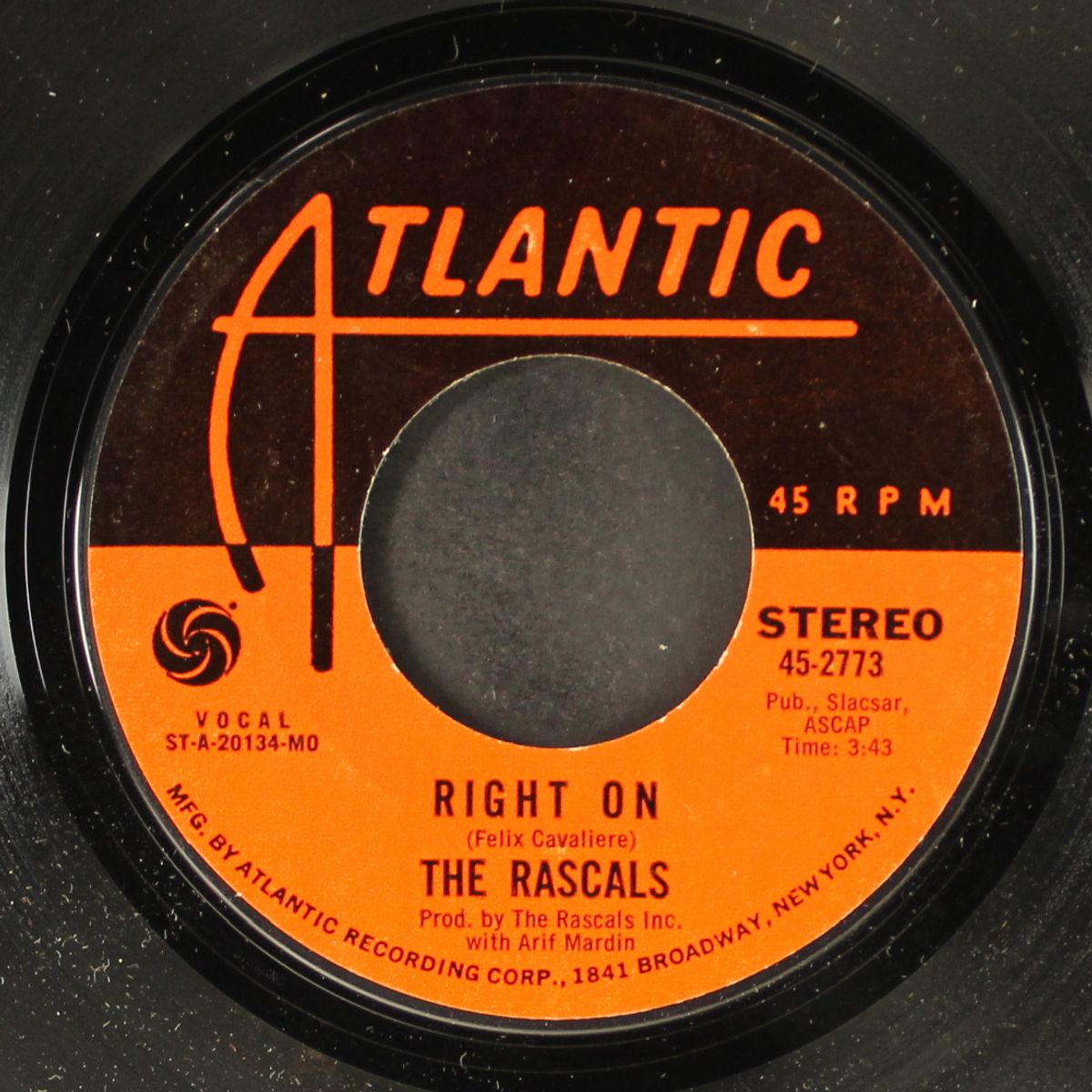 right on / almost home by RASCALS