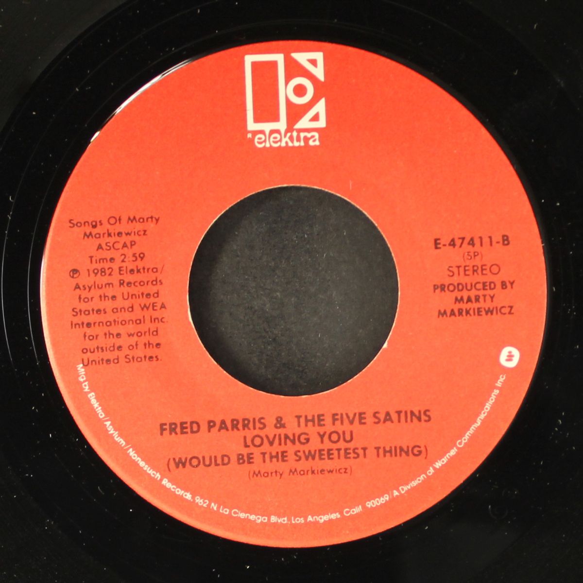 days gone by medley / loving you by FRED PARRIS & FIVE SATINS