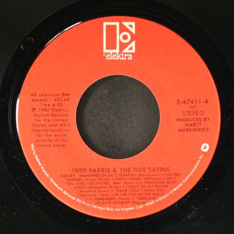 FRED PARRIS & FIVE SATINS