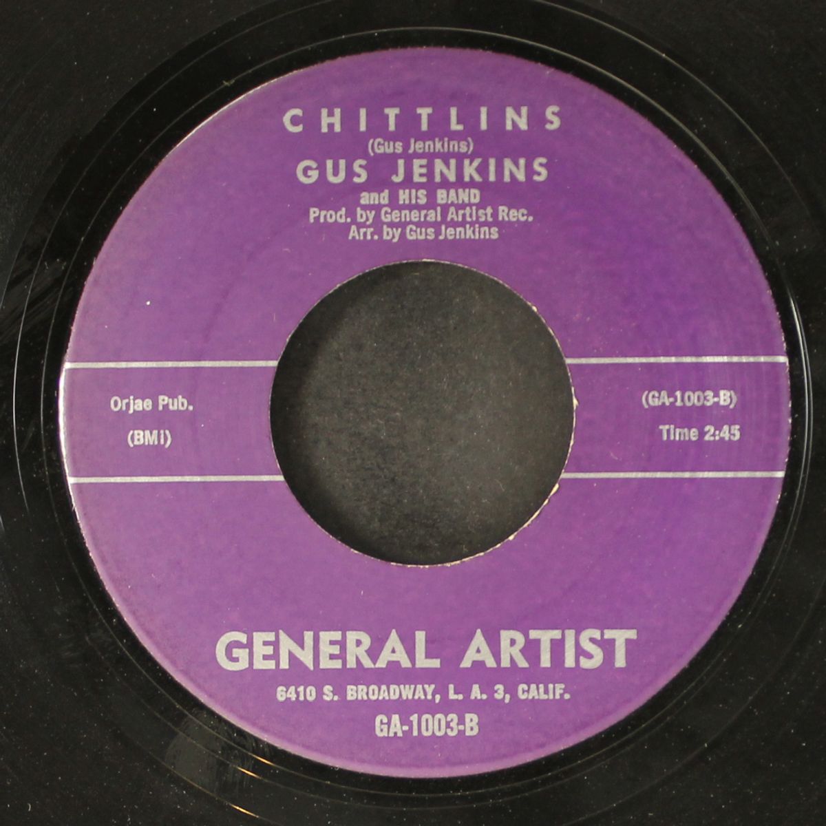 you'll be the one / chittlins by GUS JENKINS