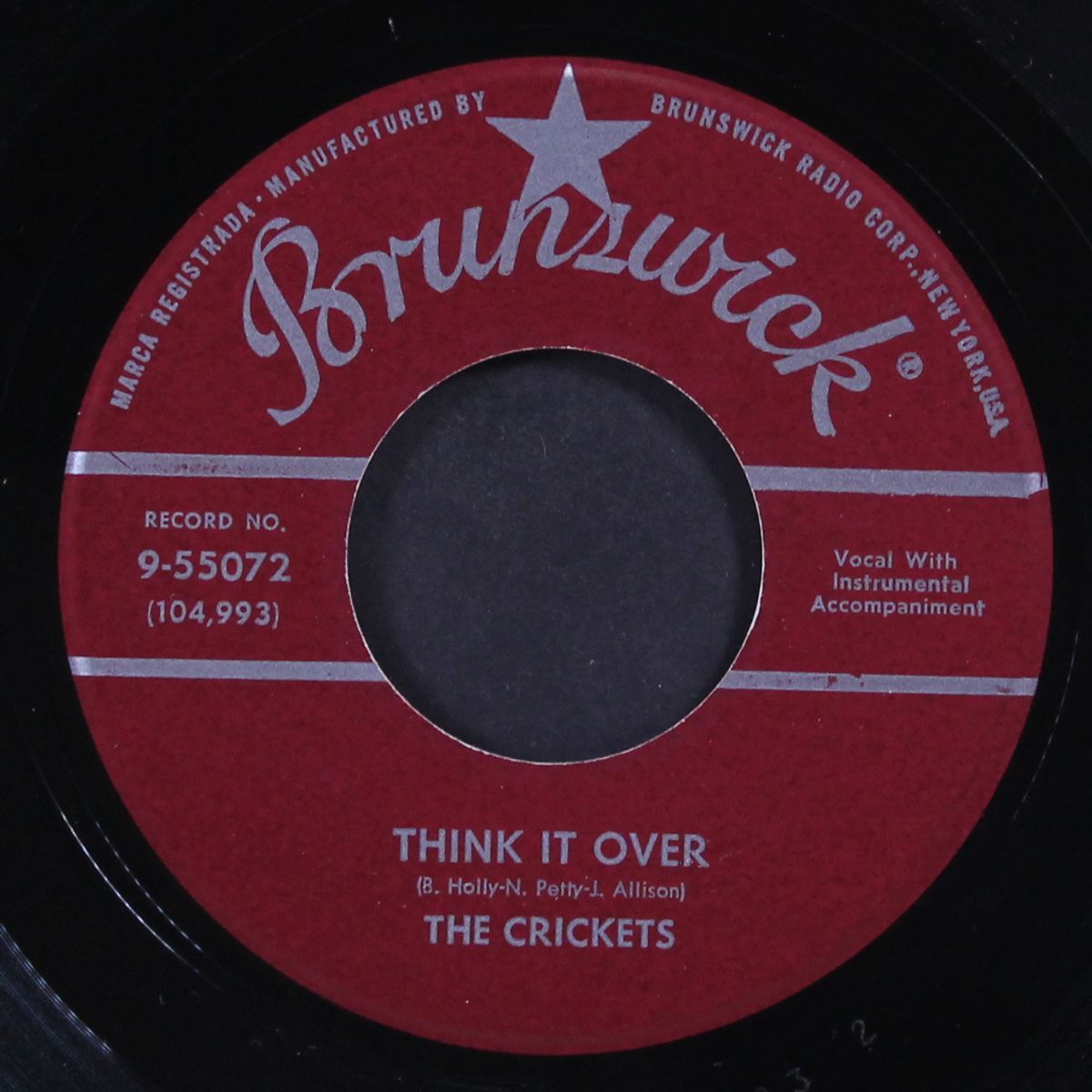 think it over / fool's paradise by CRICKETS