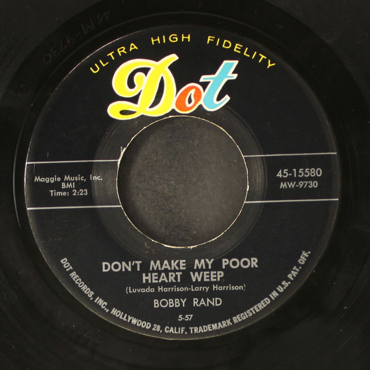 talking to myself / don't make my poor heart weep by BOBBY RAND