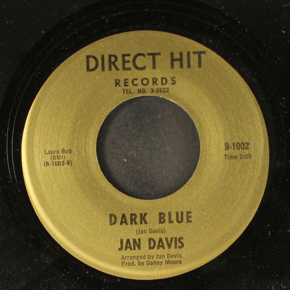 raunchy 1970 / dark blue by JAN DAVIS