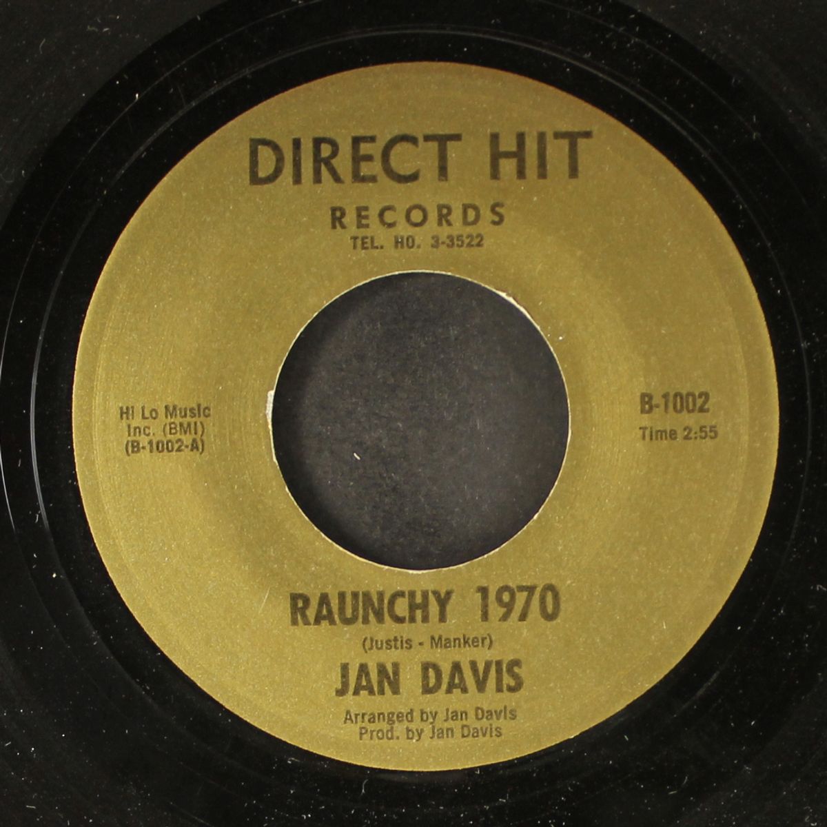 raunchy 1970 / dark blue by JAN DAVIS