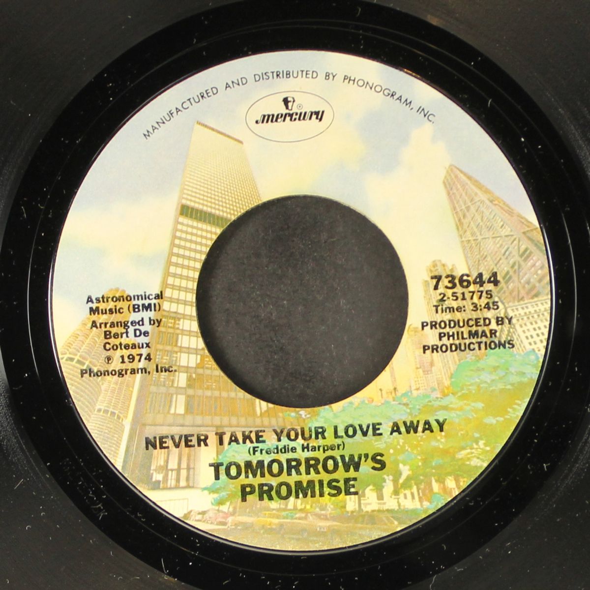 la la la la (she's mine) / never take your love away by TOMORROW'S PROMISE