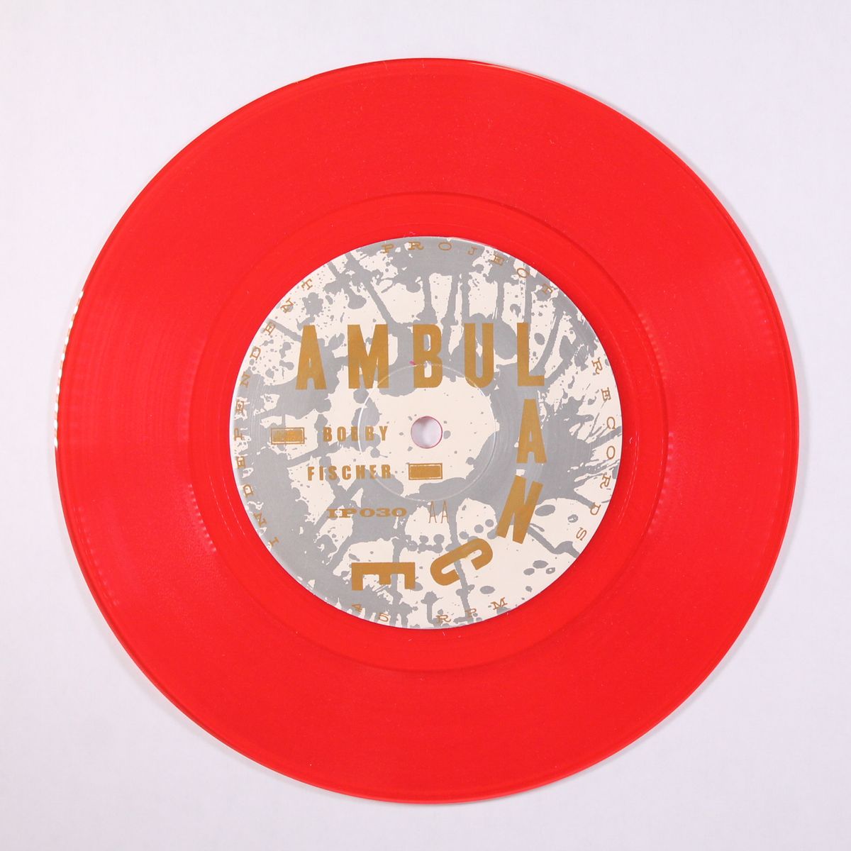 vomit on your coffee table / bobby fischer (10th anniversary 45) by INDIAN BINGO / AMBULANCE