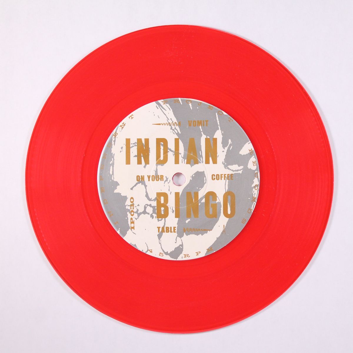 vomit on your coffee table / bobby fischer (10th anniversary 45) by INDIAN BINGO / AMBULANCE