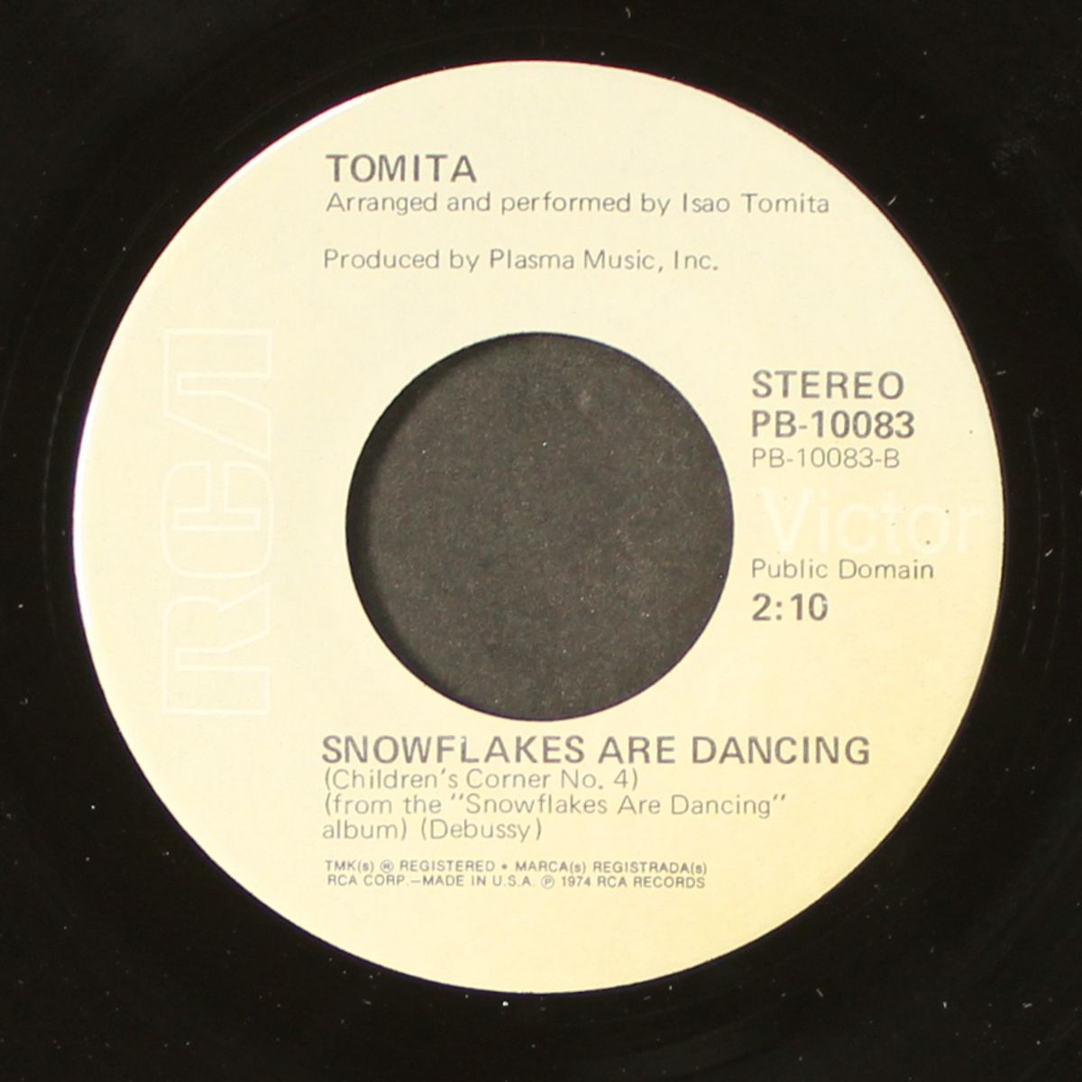 arabesque no. 1 / snowflakes are dancing by TOMITA