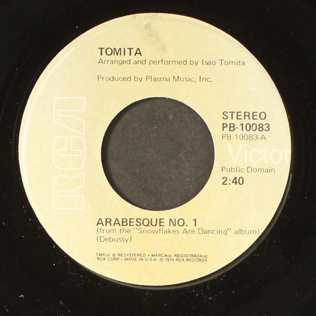 arabesque no. 1 / snowflakes are dancing by TOMITA