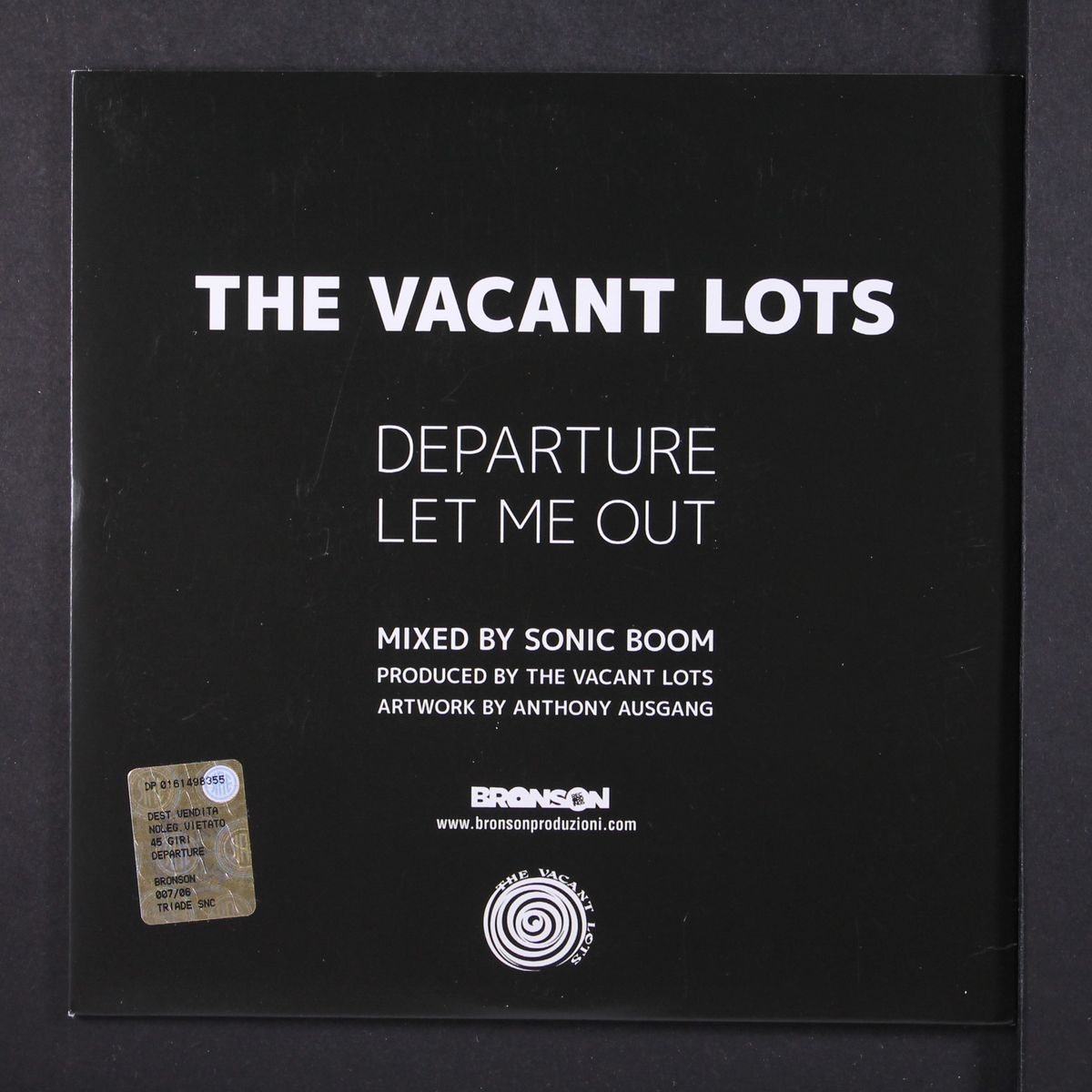 departure by VACANT LOTS
