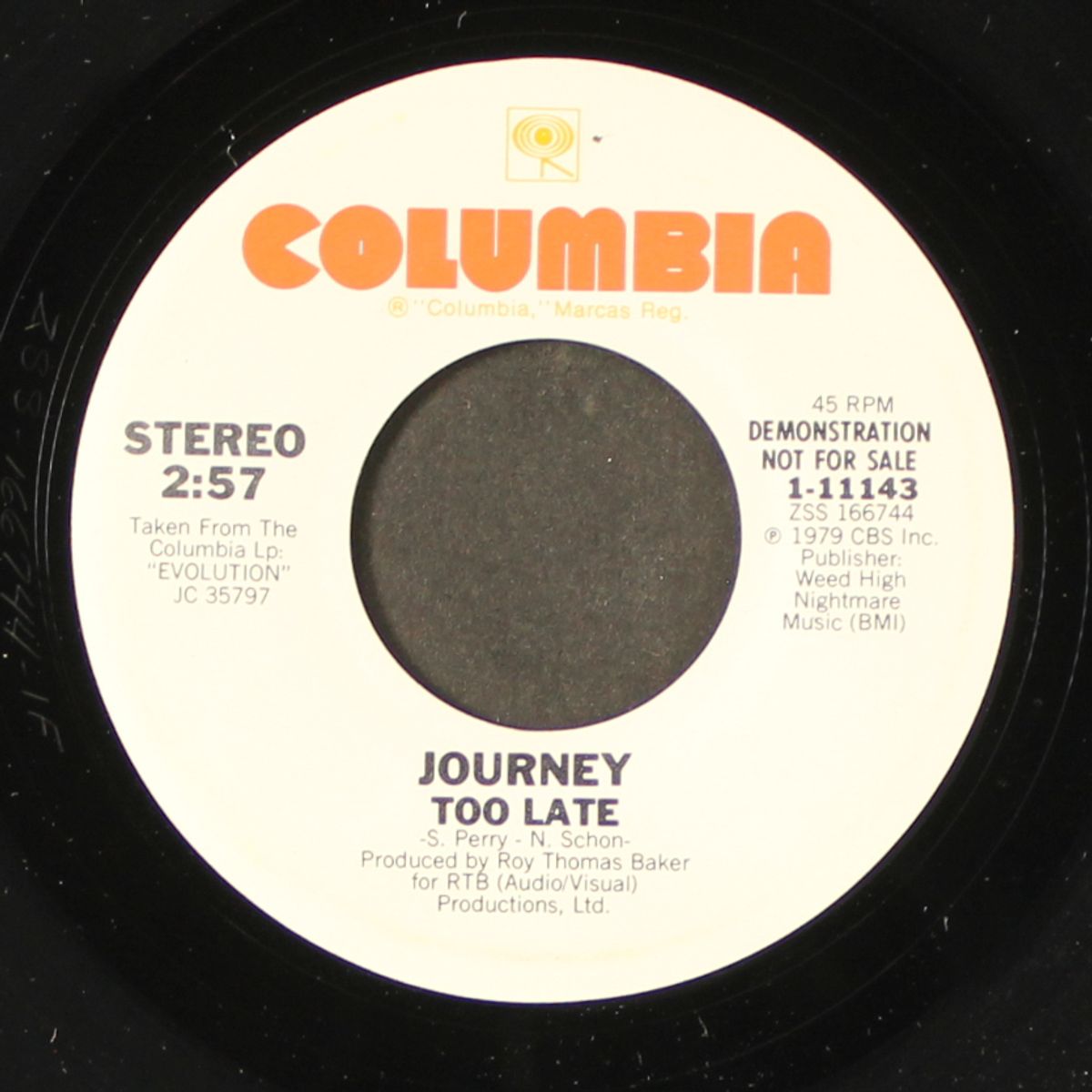 too late by JOURNEY
