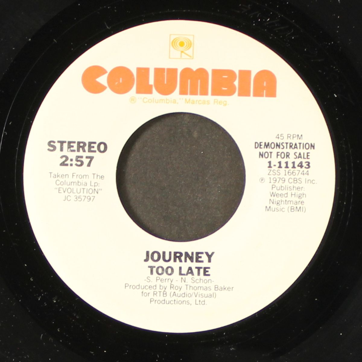 too late by JOURNEY