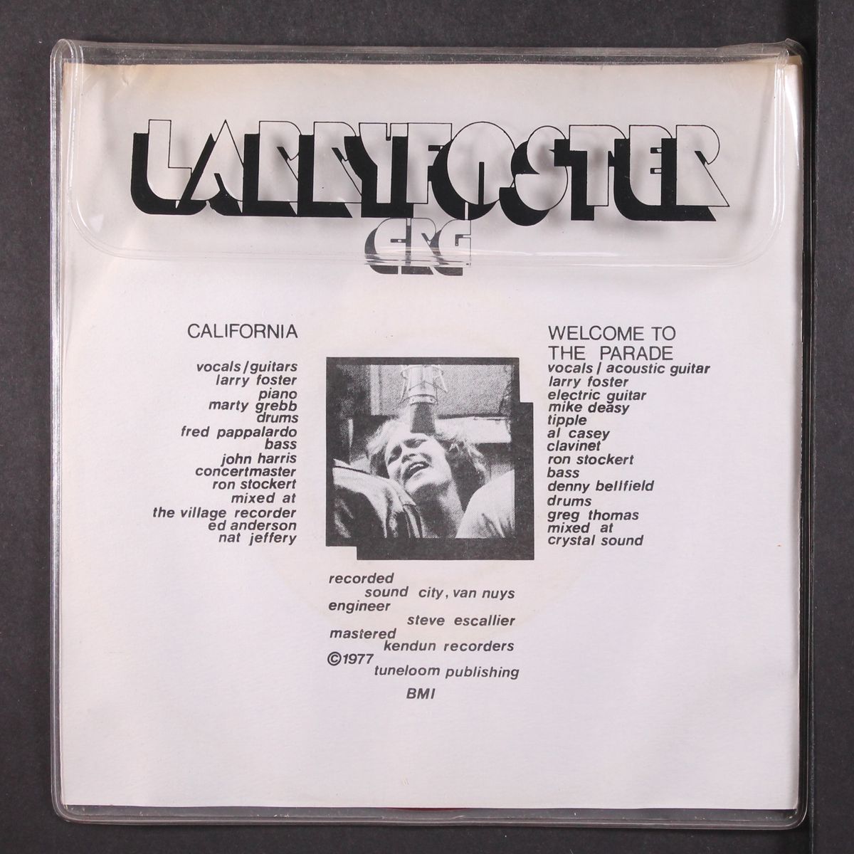 welcome to the parade / california by LARRY FOSTER