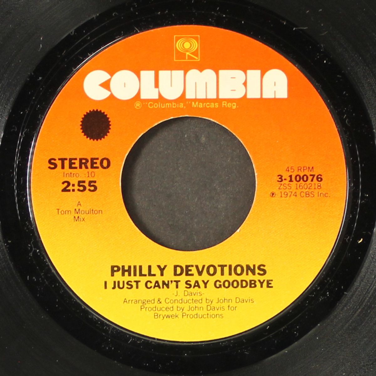 i just can't say goodbye / instrumental by PHILLY DEVOTIONS