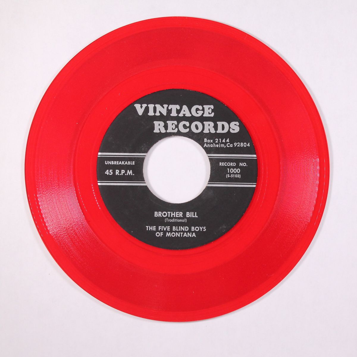 brother bill / well done baby by FIVE BLIND BOYS OF MONTANA / SPARKTONES