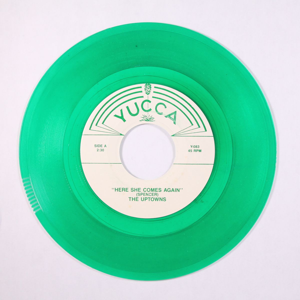 here she comes again / how could you by UPTOWNS / DEL-VIKINGS