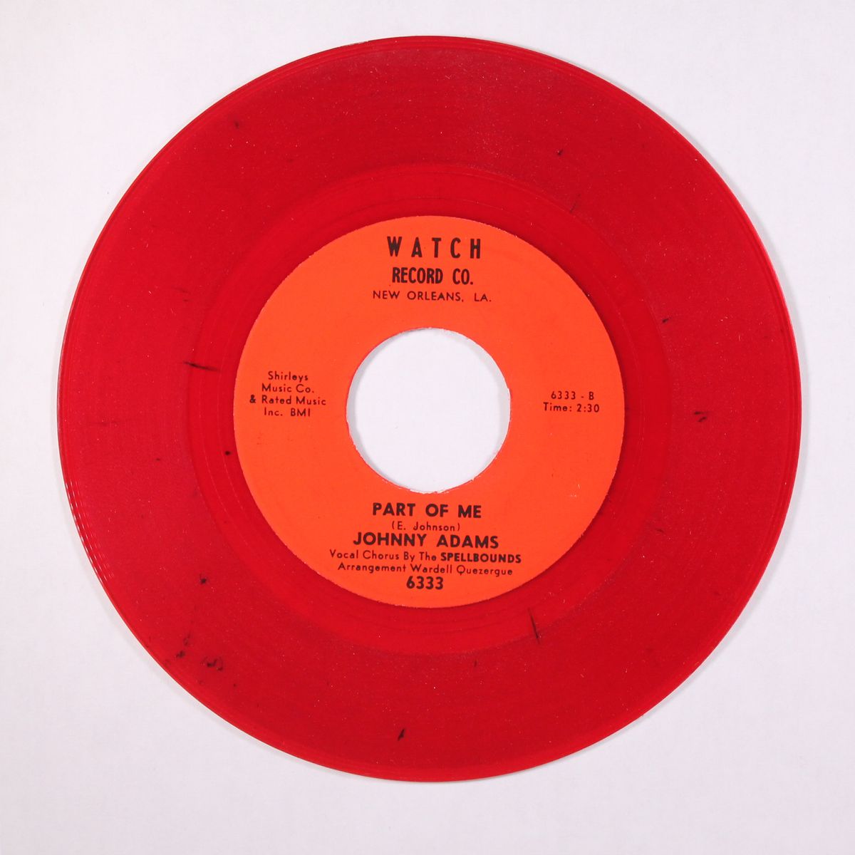 part of me / some day by JOHNNY ADAMS