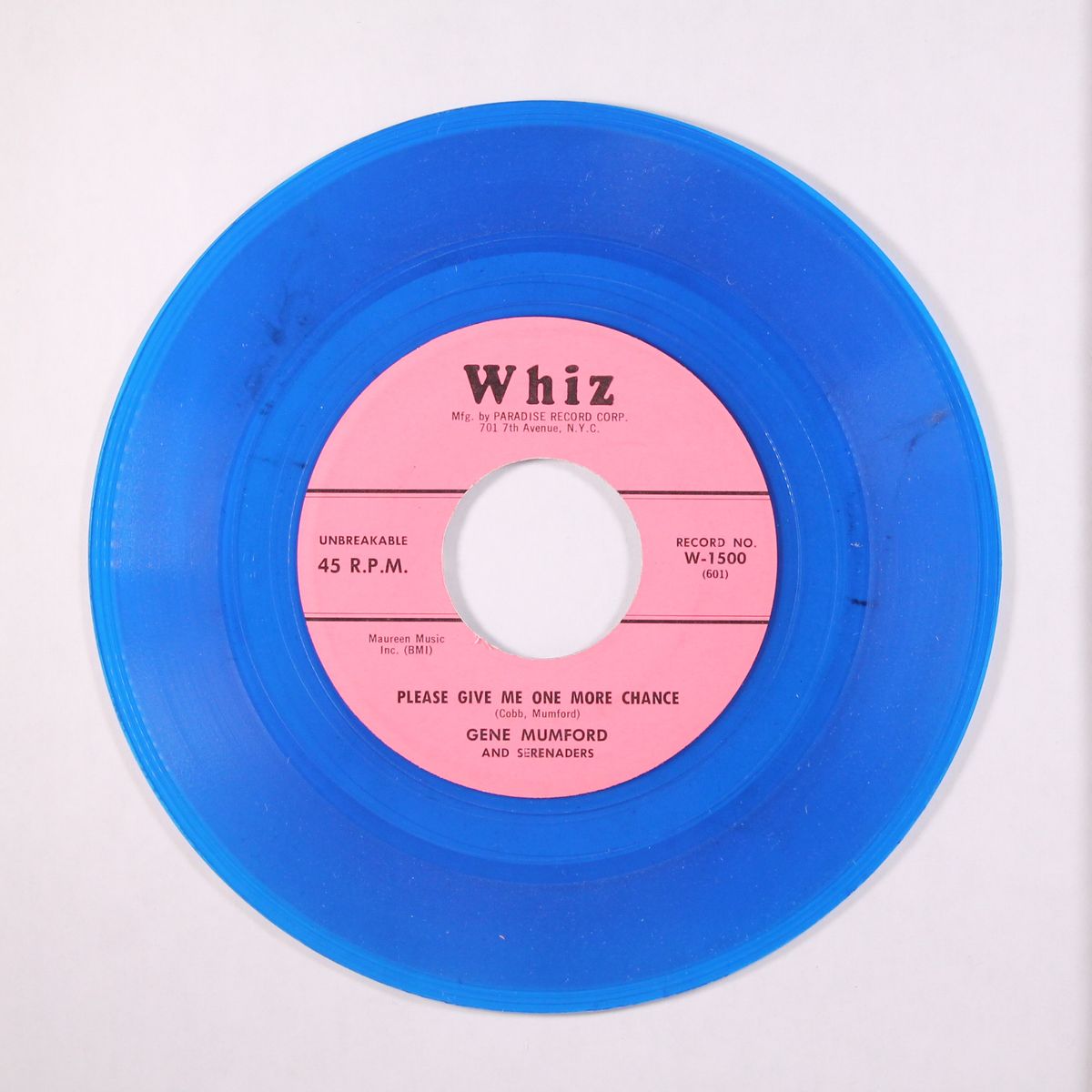 please give me one more chance by GENE MUMFORD & SERENADERS