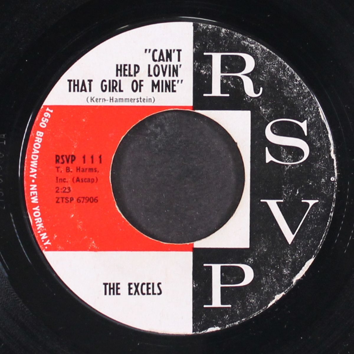 can't help lovin' that girl of mine / til you were gone by EXCELS