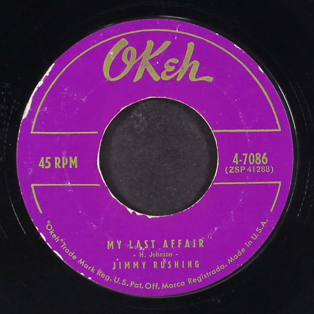 baby, don't tell on me / my last affair by JIMMY RUSHING