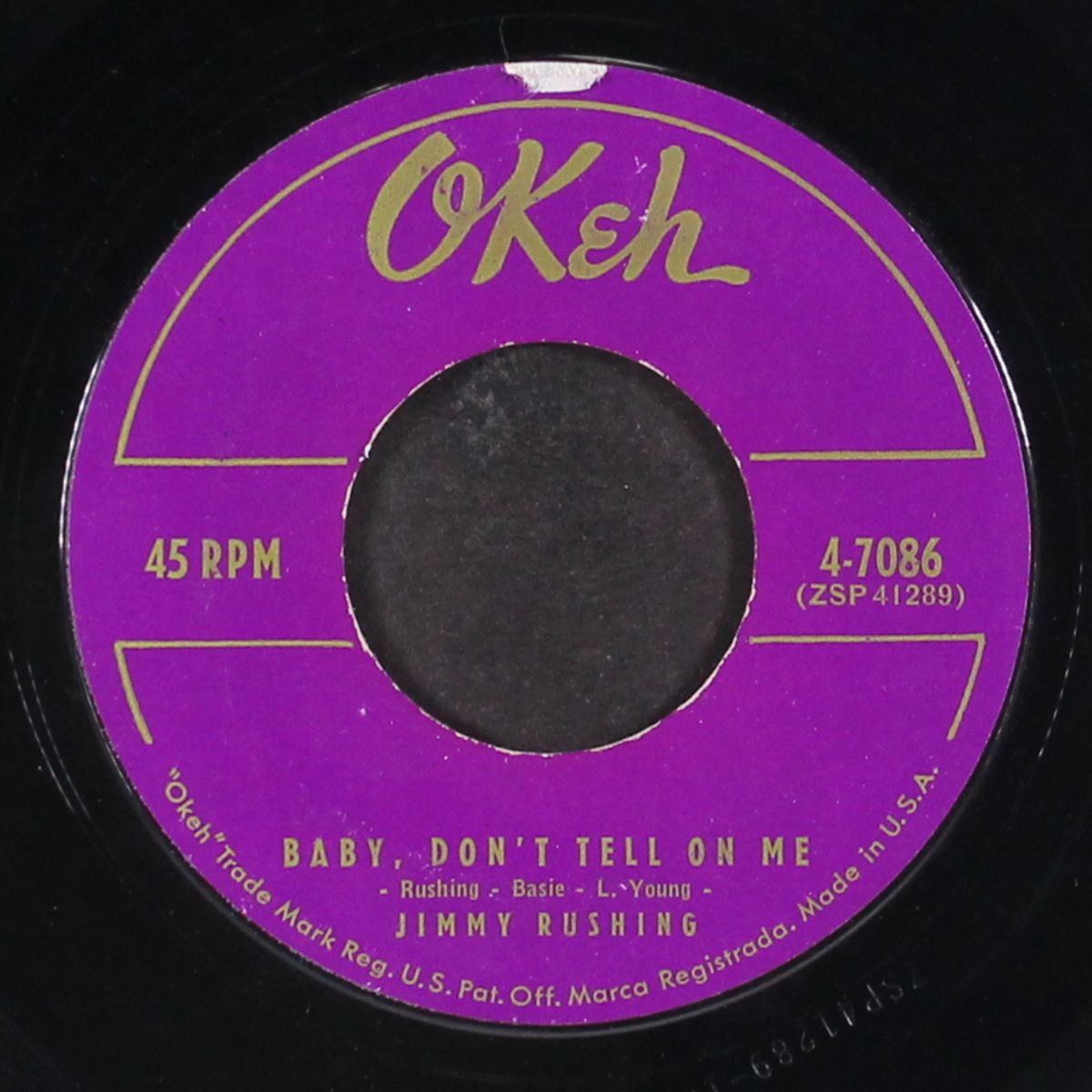 baby, don't tell on me / my last affair by JIMMY RUSHING