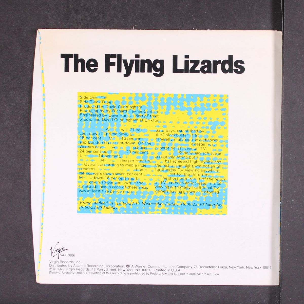tv / tube by FLYING LIZARDS