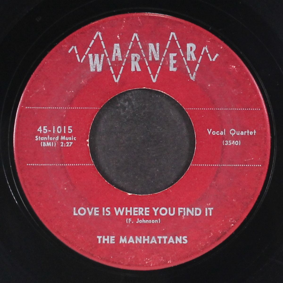 love is where you find it / how do you say i'm sorry by MANHATTANS