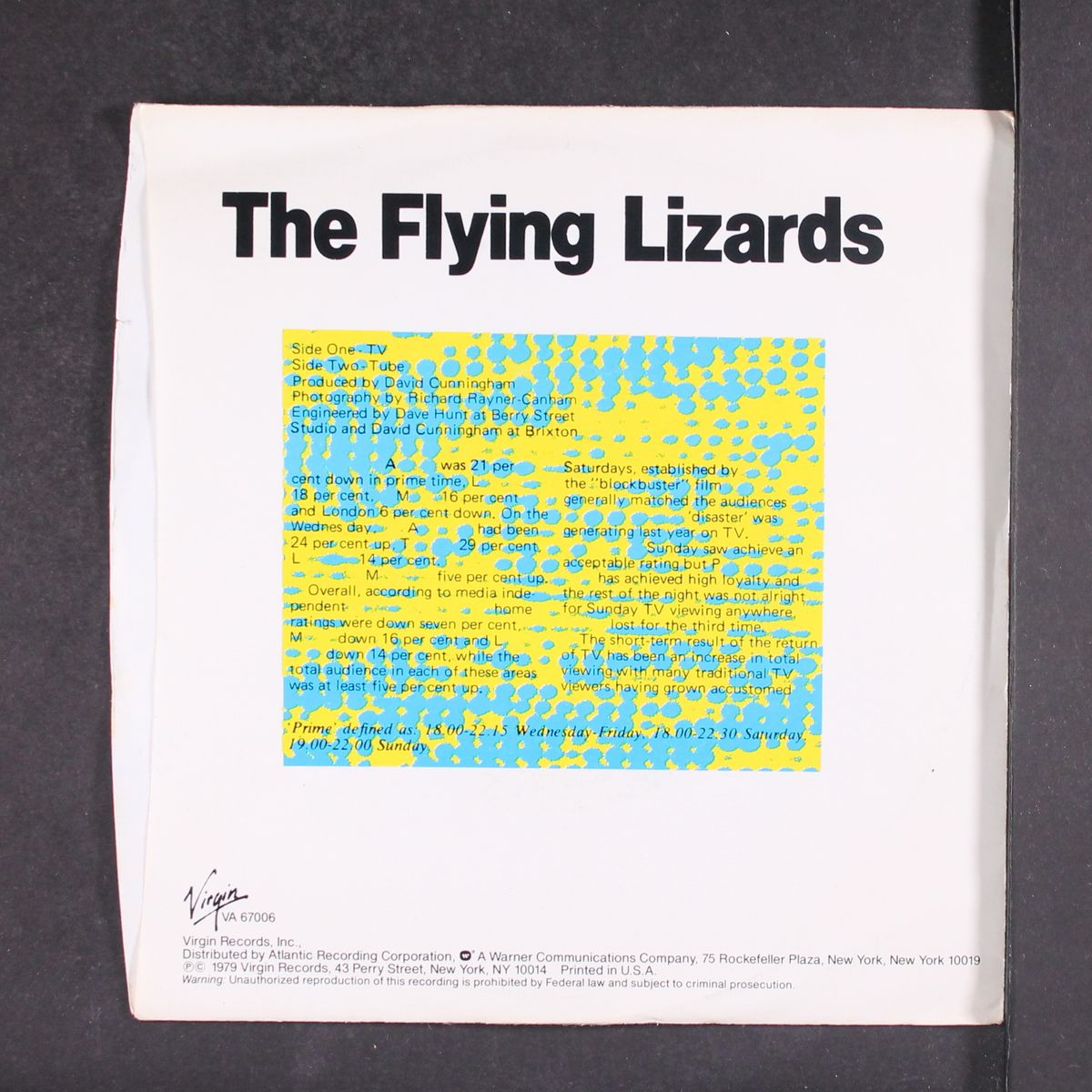 tv / mono by FLYING LIZARDS