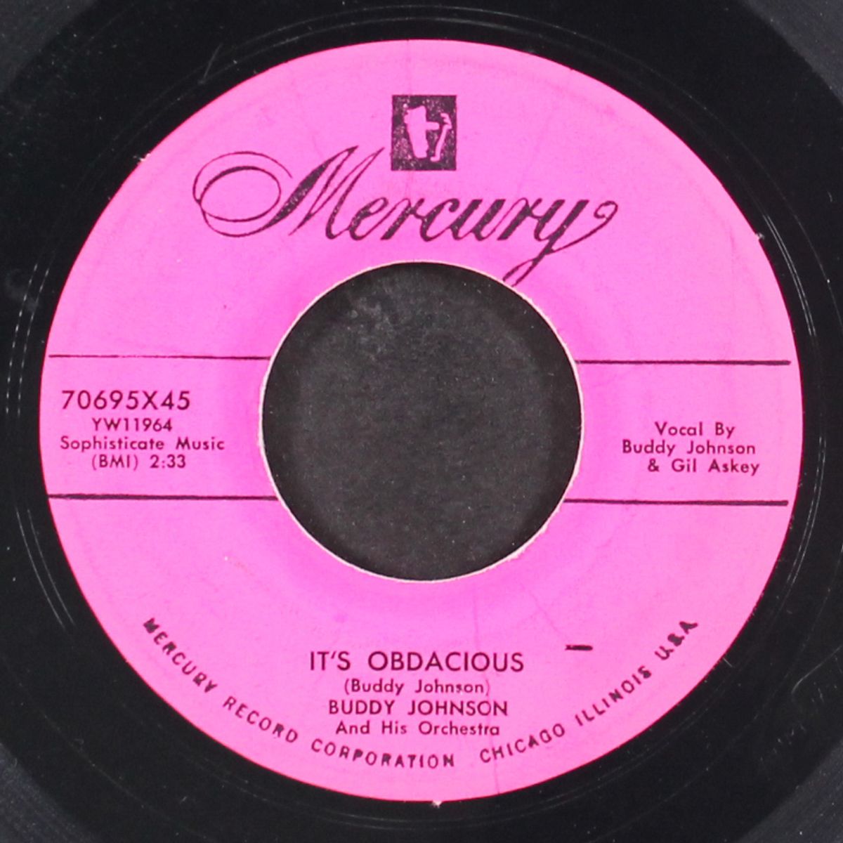 it's obdacious / save your love for me by BUDDY JOHNSON