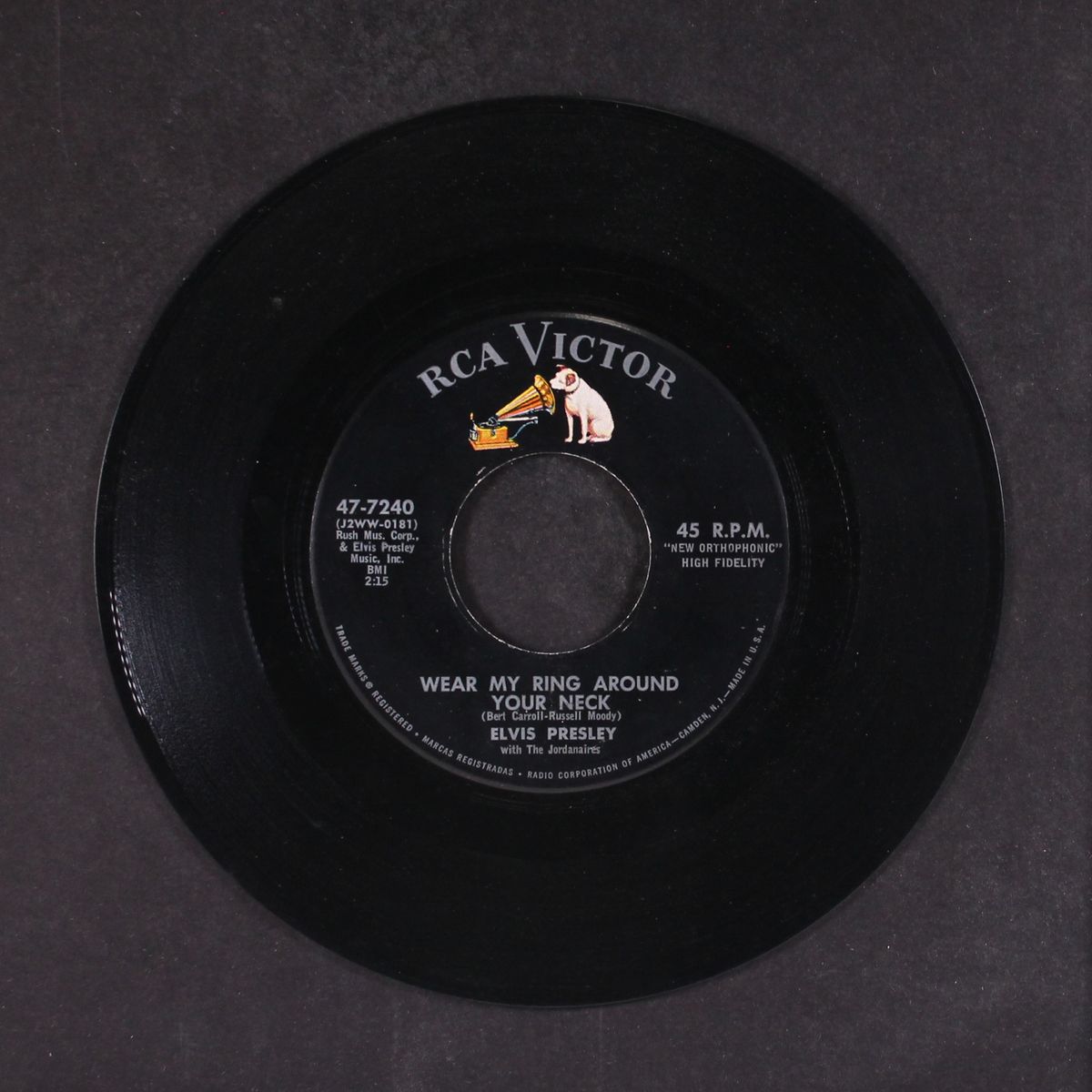 wear my ring around your neck by ELVIS PRESLEY