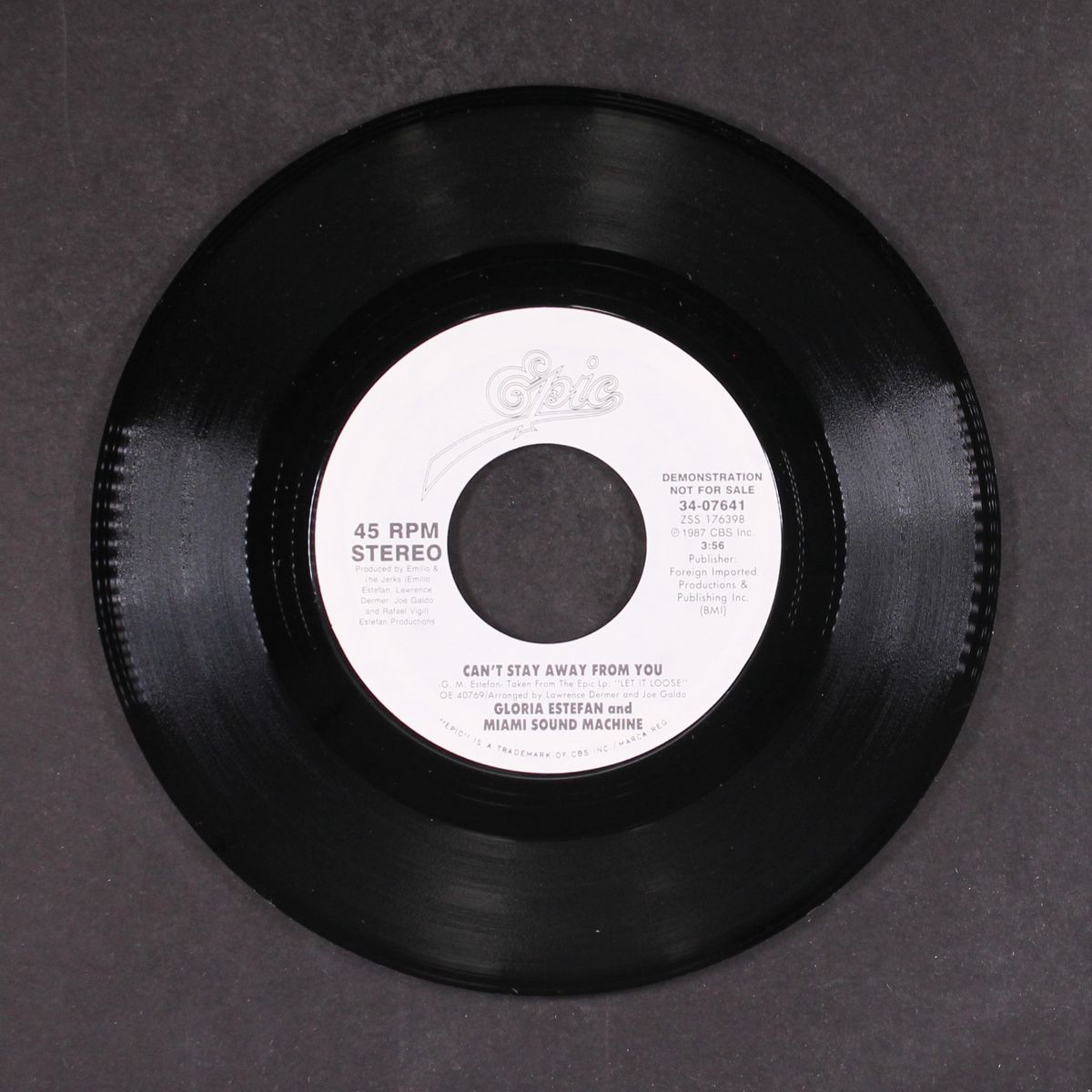 can't stay away from you by GLORIA ESTEFAN