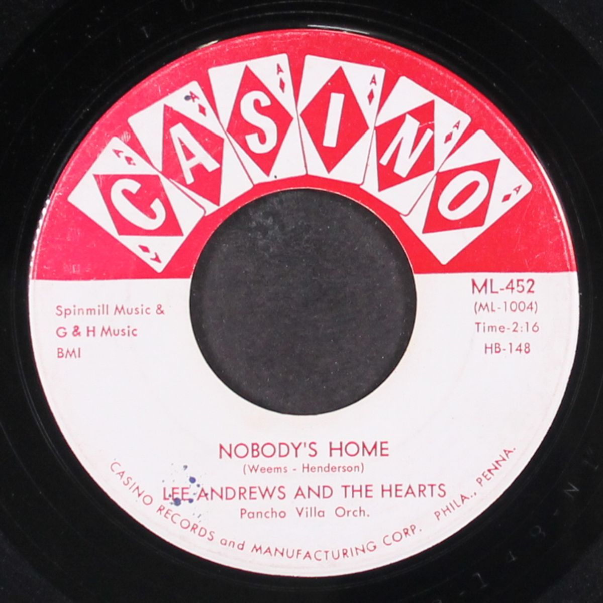 try the impossible / nobody's home by LEE ANDREWS & HEARTS