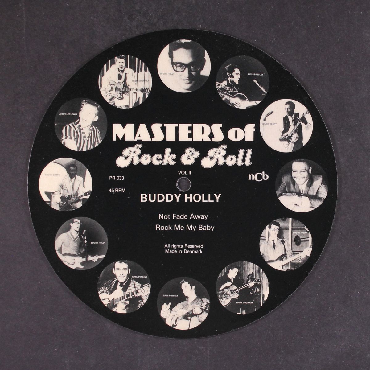 not fade away / rock me my baby by BUDDY HOLLY