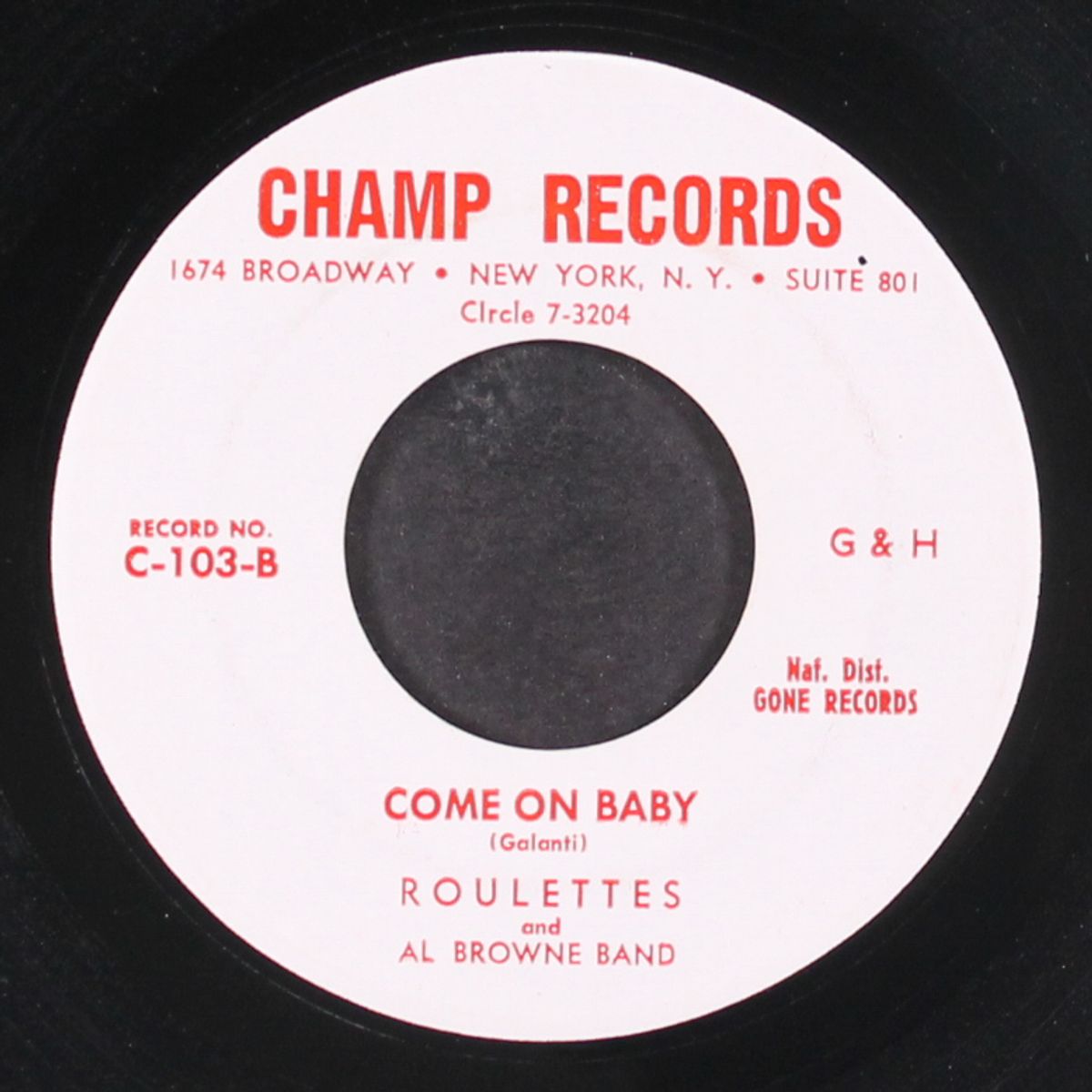i see a star / come on baby by ROULETTES
