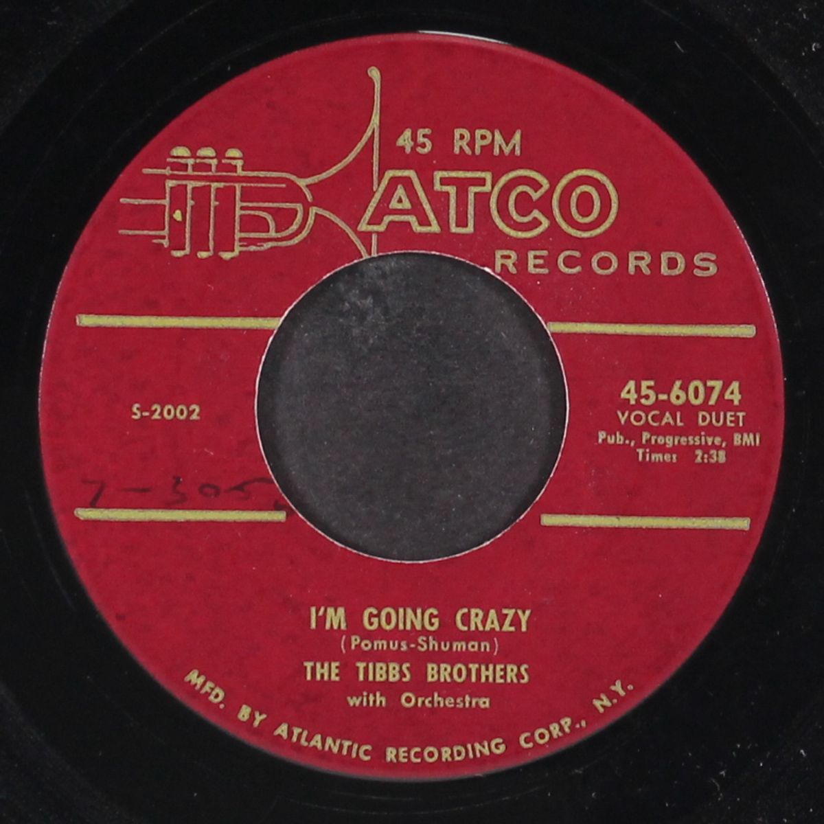 miss rip van winkle / i'm going crazy by TIBBS BROTHERS