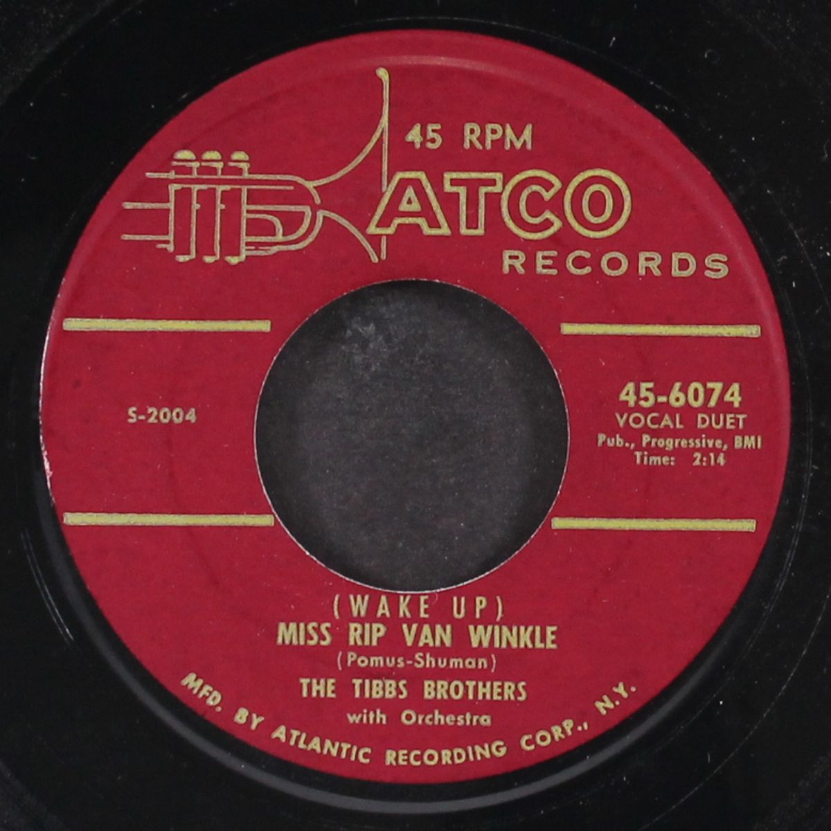 miss rip van winkle / i'm going crazy by TIBBS BROTHERS